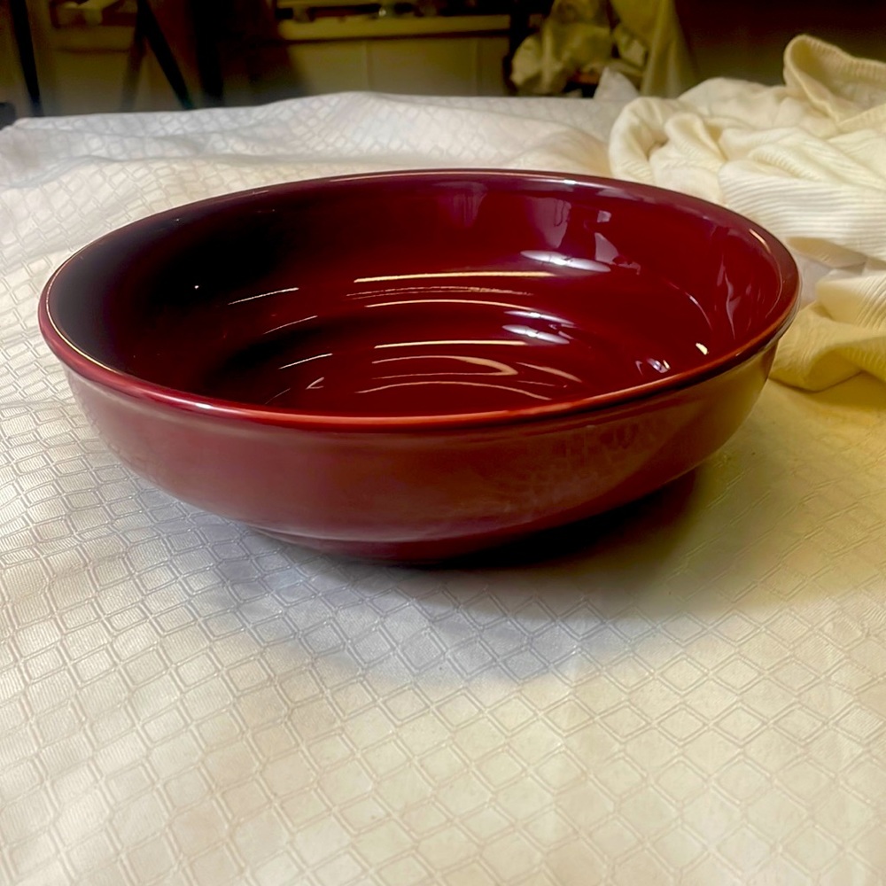 Homer Laughlin Betty Crocker Bowl Fiesta Retired plum 48oz 8.5 Inch